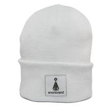 Load image into Gallery viewer, White-leather-label beanie (colors available)