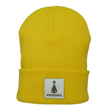 Load image into Gallery viewer, White-leather-label beanie (colors available)