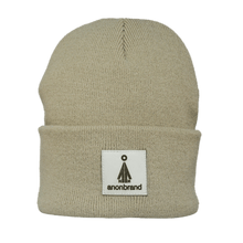 Load image into Gallery viewer, White-leather-label beanie (colors available)