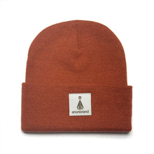 Load image into Gallery viewer, White-leather-label beanie (colors available)