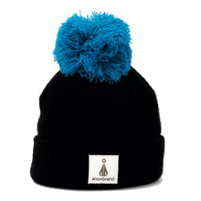 Load image into Gallery viewer, White-leather-label pom beanie
