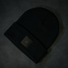 Load image into Gallery viewer, Black-on-black beanie