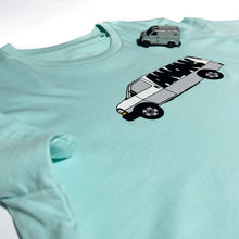 Load image into Gallery viewer, Bombed van - spraypainted by RODS / cyan
