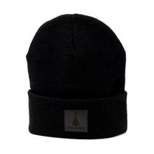 Load image into Gallery viewer, Black-on-black beanie
