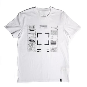 "Remain anon" T-shirt - white