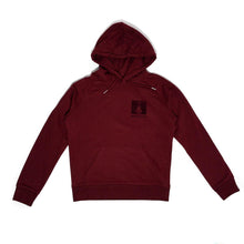 Load image into Gallery viewer, &quot;Hanonrack&quot; girls hoodie - burgundy red
